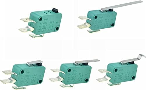 Micro interruptores Micro Limitedes 16A 250V 125V NO+NC+COM 6,3mm 3 pinos SPDT Micro interruptor 28mm 52mm Alavagem