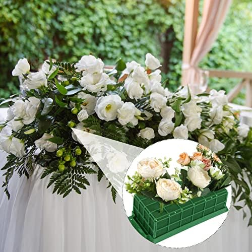 VEVITTS 6 Pacote Pacote floral portador de flores com espuma floral para arranjo de flores frescas e decorações de férias de casamento,