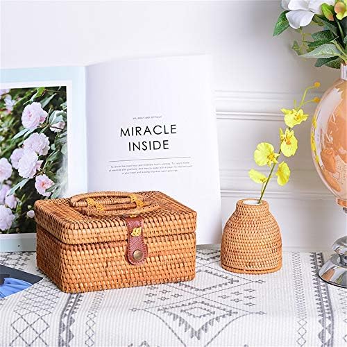 Teerwere Rattan Storage Basket Jewelry Storage Caixa