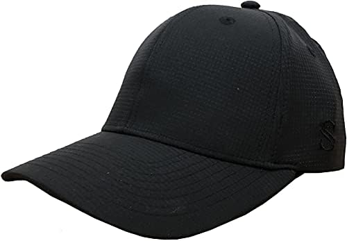 Smitty | HT-318 | 8 Performance Stitch Performance Flex Fit Hat Hat | Softball de beisebol | 2,75 Bill pré-curvado | Black ou Marinha