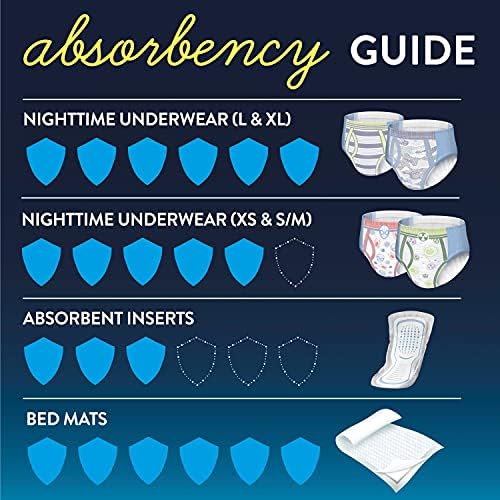 Goodnites Nighttime Bedwetting Underwear, meninos xl, 9 ct