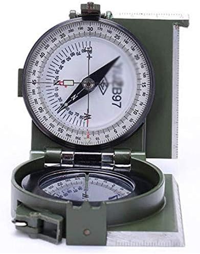Uxzdx Portable Compass, Ferramentas de bússola de navegação ao ar livre com caixa de armazenamento, para caminhada