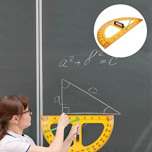 Gadpiparty Ferramenta de transmissores de plástico Matemática Matemática Ensino da sala de aula Professor Magnético Ferramenta de desenho de quadro -negro para apagar a seco Supplência de sala de aula