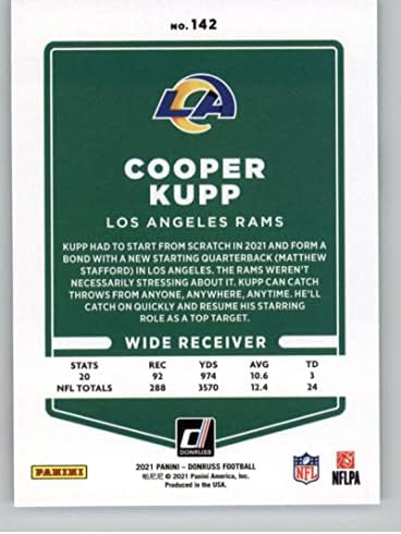 2021 Donruss 142 Cooper Kupp Los Angeles Rams NFL Football Card NM-MT