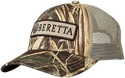 Crucker de algodão de algodão masculino de Beretta Men tiro de backing de chapéu casual ao ar livre.
