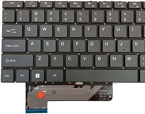 Siakoocty Laptop Replacement US Layout Keyboard for Gateway 15 GWTN156-1 GWTN156-1BK GWTN156 15.6 GWTN156-4 GWTN156-5 GWTN156-5BL