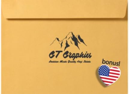 GT GRAPHICS Estado do Colorado Shape Letters fofas nativas locais - adesivo de vinil de 3 - Para laptop de carro I -pad
