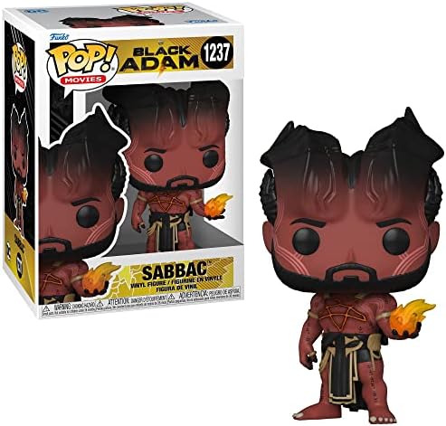 Funko Pop! Filmes DC: Conjunto de Colecionadores de Adam pretos - 4 Figuras Inclui: Black Adam Flying, Doctor Fate, Sabbac