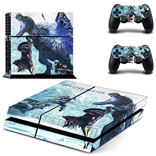 Game Monster Astella Armis Hunter PS4 ou PS5 Skin Skin para PlayStation 4 ou 5 Console e 2 Controllers Decal Vinyl V15091