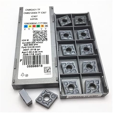 Cutter de moagem de hardware CNMG120404 TF IC907/ IC908 CNMG120408 TF IC908/ IC907 Turnion Turning Turning Turning