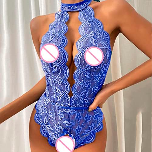 Lingerie sexy para mulheres Bodysuit de renda de uma peça de collant stoping fishnet terno de corpo babydoll boudoir roupas
