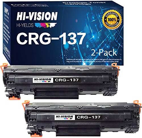 Hi-Vision ® 2 pacote compatível com 137 Toner Laser Toner Substituição para ImageClass MF212W, MF216N, MF227DW, MF229DW