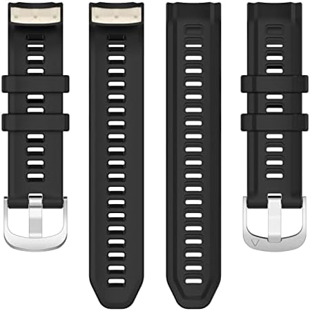 Disscool Substituição de pulseiras compatíveis com garmin Instinct 2s, pulseira de silicone macio ajustável com liberação