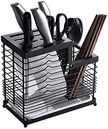 Líquido de faca de palha doméstica Housed Hounding Kitchen Kitchen Dedicated Storage Rack de armazenamento rack multifuncional