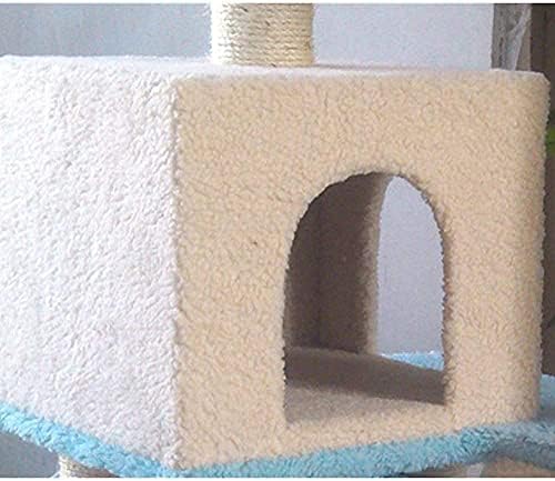 Haieshop Cat Tree Risping Post Cat Tower Wooden Cat Platform Toy Toy Cat Frame Grande Luxo Cato Ninho Cato Praço