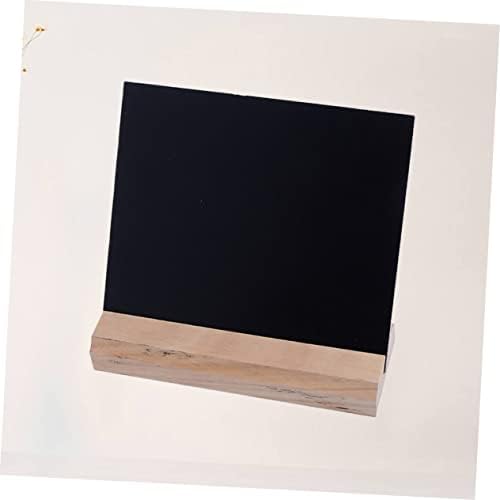 TOFFICU TABELA DE CASEMENTO DE DECORAÇÃO DO Topper Topper Dining Decor Decor Decorativo Quadrões pequenos Mensagem de quadros de quadro de quadro de galkboard Mini Blackboard With Stand Message Board