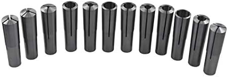 3MT Morse Taper Collet 12 Pcs Conjunto 1/8 - 3/4 com 3/16 1/4 3/8 1/2 5/8 Chuck para Bridgeport