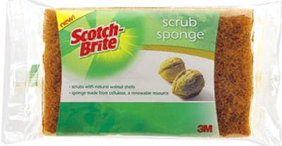 3M Scotch-Brite 97030 Esporo de fibra natural de Fibra de Fibra de Luz 4-1/2x 2-7/10x4/5 polegadas de espessura