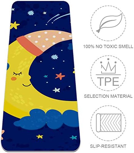 Boa noite Sleeping Moon Premium Premium grossa Yoga Mat Eco Friendly Rubber Health & Fitness Non Slip tape