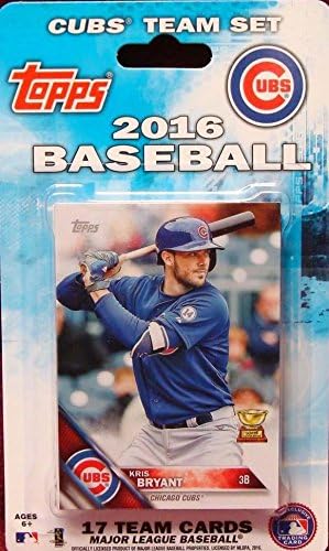 Chicago Cubs Topps Factory selou Limited Edition 17 Cards Team com Kris Bryant Kyle Schwarber Plus