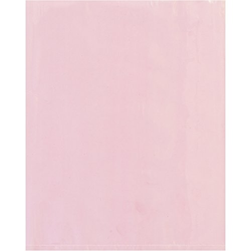 Caixas rápidas BFPBAS1230 Anti-estático de 4 mil bolsas poli, 14 x 18, rosa