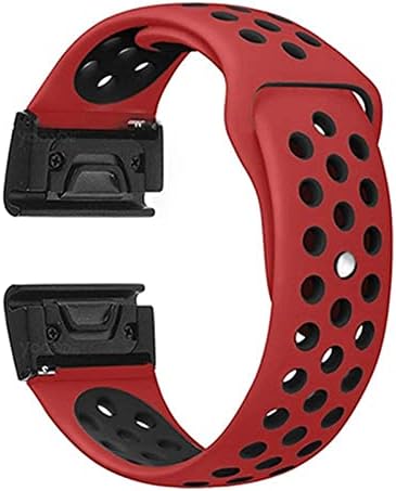 Xirixx 26 mm tiras de banda de relógio esportivo de 22mm para Garmin Fenix ​​7 7x Straplet Strap Silicoge de liberação rápida