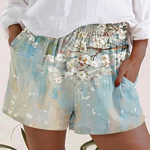 Shorts para mulheres vestidos de verão praia floral estampado shorts de moto