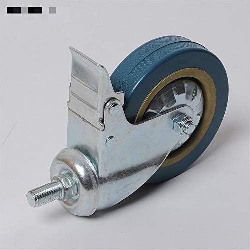 Rodas de mamona pesadas de Brewix, rodas de móveis para movimentação, rodízios de placa giratória universal de 3 polegadas