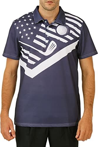 Camisas de golfe hivichi para homens camisa polo masculino