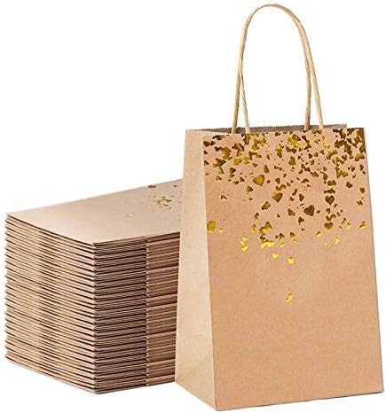 Celebrações festivas de Uqiangy Bolsas de papel Borthing Wedding Kraft Bags Mantas de limpeza e organizadores para caixas de pano