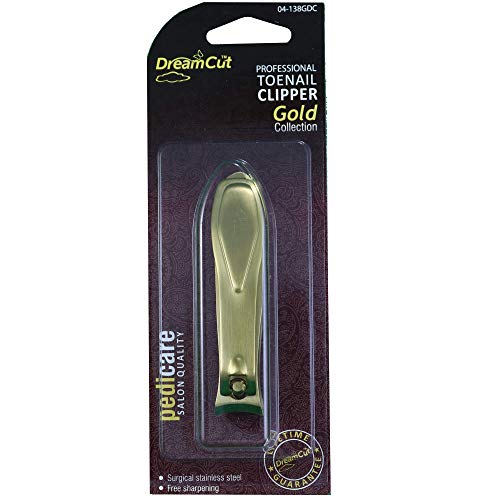 Punha de aço inoxidável profissional Clippers - Cutter de unhas robustas afiadas - ouro rosa