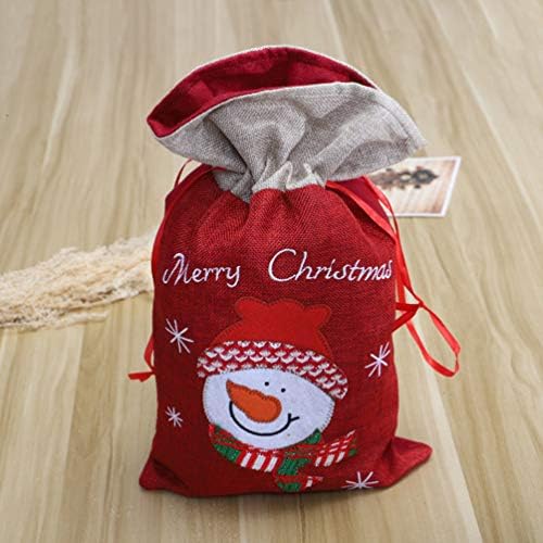 Mini -presente Mini Bolsas de presente Papai Noel Sacos de presentes de natal