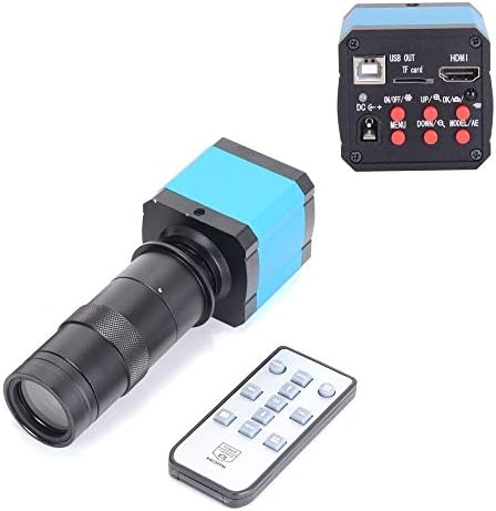Microscópio WDUUOO Câmera de Microscópio 14MP HDMI USB HD Industry Video Microscope 1080p 60Hz Saída de vídeo com