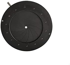 Adaptador de microscópio Gfonix 1.5-36mm Módulo de abertura ajustável Diafragma da íris integrada para instrumentos mecânicos