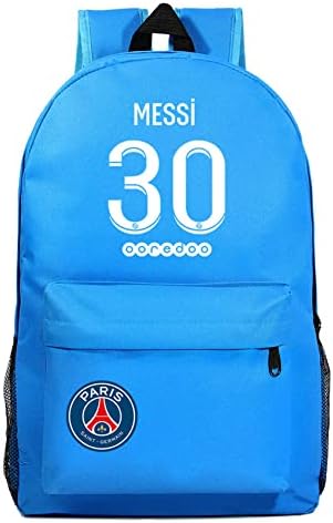 Wriggy Kid Messi Classic Travel Rucksack-Psg Knapsack Student de volta à escola