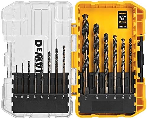 Dewalt DW1162 Conjunto de broca de óxido preto de 14 peças