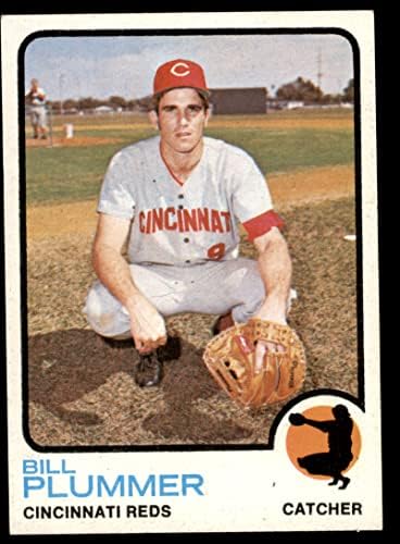 1973 Topps 177 Bill Plummer Cincinnati Reds Ex/Mt+ Reds