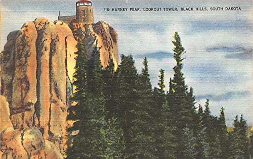 Harney Peak Lookout Tower Black Hills, South Dakota SD Cartões postais