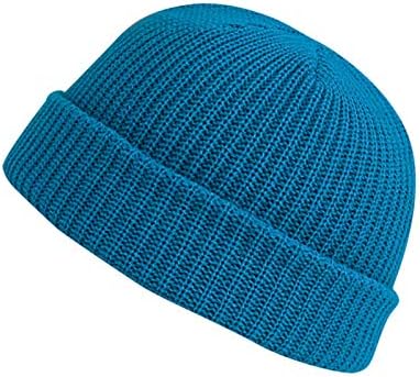 Chapéu de cor casual malha quente e sólida moda de inverno de inverno grosso de beisebol unissex duas cores boné de beisebol