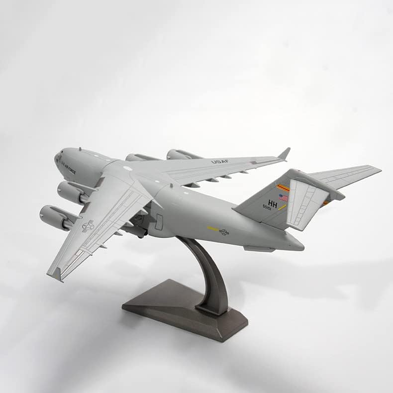 Liga de Csyanxing Simulação em escala 1/200 Us C-17 Modelo de aeronave de transporte modelo de avião para coleta para presente