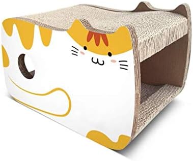 Almofadas de arranhões de gato kuandermr reciclado CATO RECUCLADO CAT CATO CATO CATO CATO CATO CASA, AMARELO