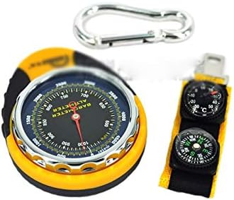 Liujun Fine 3 em 1Compass, Ferramentas de Compass de sobrevivência portátil ao ar livre para camping de caminhada durável