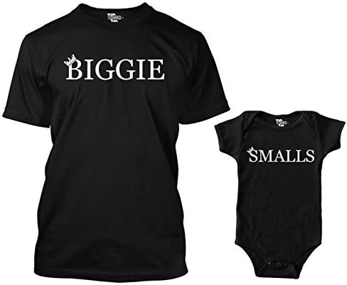 Camisas familiares que combinam com biggie/smalls