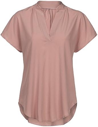 Yubnlvae camisetas impressas diariamente na moda casual de manga curta moletons de verão para mulheres pescoço quadrado plus size leve