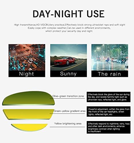 Visão noturna Dexlary Drivante de óculos anti-Glare Goggles UV400 para homens Mulheres Cicling Pesques Golf Safety Sunglasses