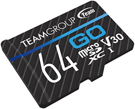 Cartão de GO da equipe GO GO 64 GB Micro SDXC UHS-I U3 V30 4K PARA GOPRO & DRONE & Ação Cartão de memória flash de alta velocidade