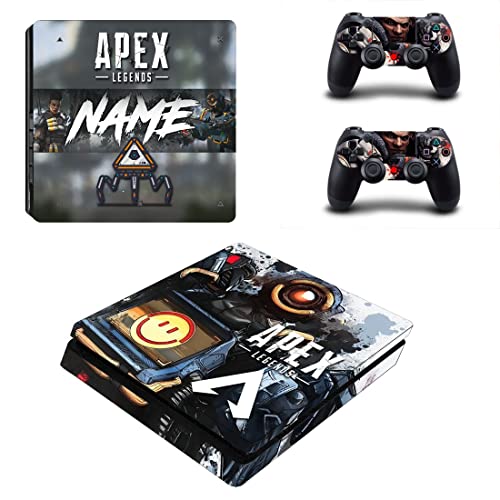 LEGENDS GAME - APEX GAME BATCK ROYALE BLOODHOUND Gibraltar PS4 ou PS5 Skin Stick para PlayStation 4 ou 5 Console e 2 Controllers Decal Vinil V12061