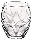 Bormioli Rocco Oriente Dof Glass, 17oz, conjunto de 6, 17 oz, claro