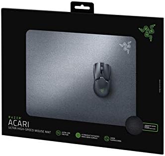 Razer Acari - Mousepad de jogos grandes para velocidade máxima e deslize preto