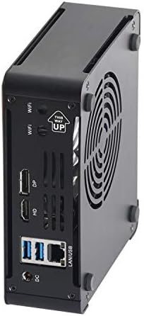 Hunsn 4K Mini PC, computador de mesa, servidor, Intel 6 núcleos i7 8750H, Windows 11 Pro ou Linux Ubuntu, BM21b, DP, HDMI, 6 x